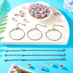 Наборы для изготовления европейских браслетов своими руками DIY-TA0012-17P