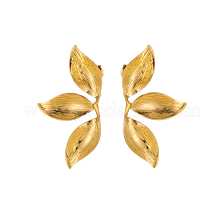 Серьги-гвоздики из нержавеющей стали 304&nbsp;STAS-OY003-58G