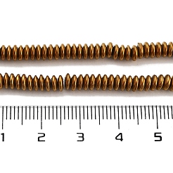Гальванические нити из синтетических немагнитных гематитовых бусин&nbsp;G-P545-A01-01H