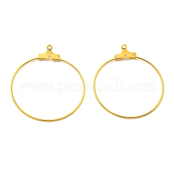 Подвеска-серьга-обруч с железным кольцом IFIN-E025-02G