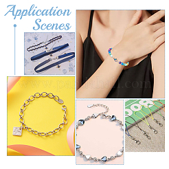 60 шт. 6 размера вакуумное покрытие PVD нержавеющая сталь 304 карабины-лобстеры STAS-PH0001-43