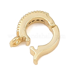 Латунные микро проложить кубического циркония кулон поручительств KK-G544-32G