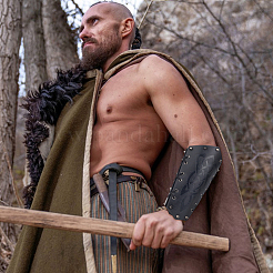 Регулируемый браслет из искусственной кожи со шнуром AJEW-WH0270-433B