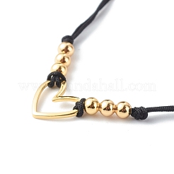 Регулируемые нейлоновые нити плетеные браслеты из бисера BJEW-JB06437