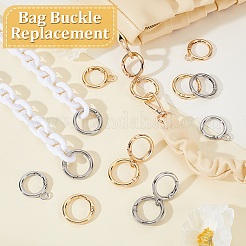 20шт 4 стиля пружинные кольца из цинкового сплава&nbsp;FIND-GA0007-10