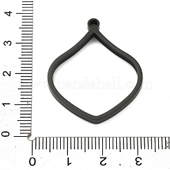 Подвески с открытой задней частью из нержавеющей стали 304 с ионным покрытием (IP) STAS-K208-18B