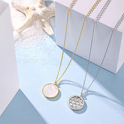 925 ожерелья из стерлингового серебра NJEW-Q342-01G