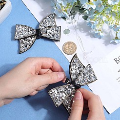 Украшение обуви из нетканого материала с бантом FIND-WH0139-290B