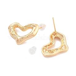 2 шт. латунные серьги-гвоздики EJEW-B058-03G