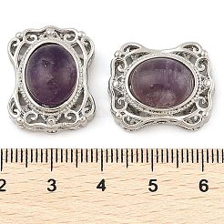 Природные аметистовые многожильные звенья&nbsp;KK-M304-05P-01