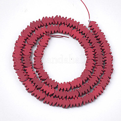 Окрашенного распылением немагнитных синтетических нитей гематита бусы&nbsp;G-T116-13-18