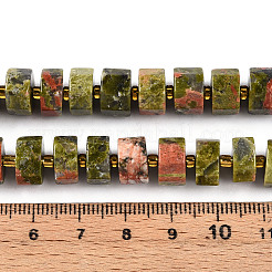 Природные Unakite бисер нитей G-T140-27