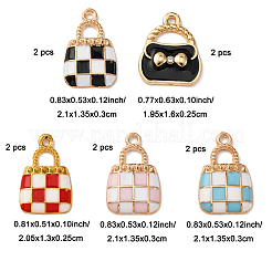 10шт 5 стиля подвески из сплава с эмалью&nbsp;ENAM-FP0002-38