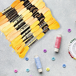 6-слойная полиэфирная нить для вышивания OCOR-WH20074-01A-05