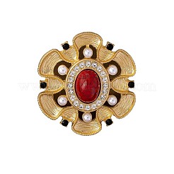 Кольца из сплава горного хрусталя и искусственного жемчуга для женщин FS-WG72442-01