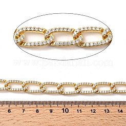 Латунные цепочки с микропаве из прозрачного кубического циркония KK-A266-26G