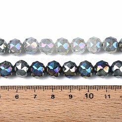 Антикоррозийные гальванические стеклянные бусины&nbsp;GLAA-N064-10mm-01