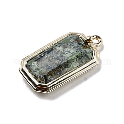 Кулоны с натуральной африканской бирюзой (яшмой)&nbsp;G-U019-04G-04