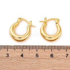 Массивные серьги-кольца для женщин&nbsp;X-EJEW-A064-11G-RS