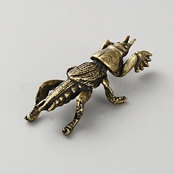 Сплав фигурка медведка украшения для показа&nbsp;DJEW-WH0015-154E