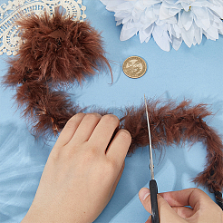 1 шт. боа из перьев индейки для танцев&nbsp;AJEW-GF0012-31B