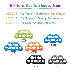 6 шт. 6 цвета силиконовый усилитель захвата рук&nbsp;SIL-SZ0001-02