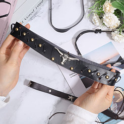 4 шт. 4 стиля ремня для соломенной шляпы из искусственной кожи FIND-CA0009-12