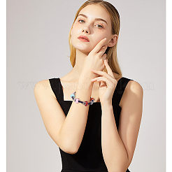 Имитация бирюзового стиля акриловые европейские бусины&nbsp;OPDL-PH0001-03