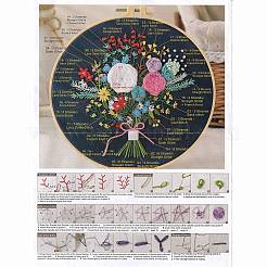 Набор для вышивки букета своими руками&nbsp;LS-DIY-O021-14B