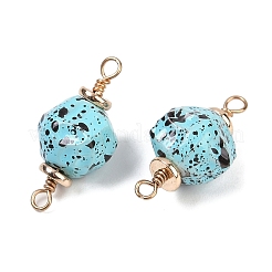 Непрозрачные акриловые звенья соединительные подвески KK-K296-06G