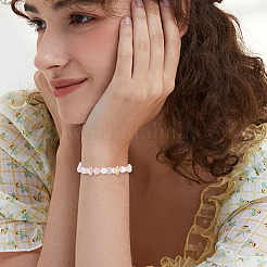 100шт 2 стиля прозрачные акриловые бусины OACR-SC0002-41B