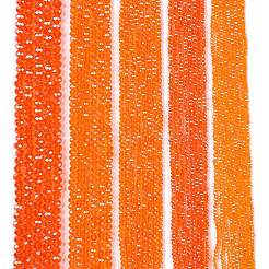 Стеклянные бусины с гальваническим покрытием  EGLA-A044-T8mm-A25