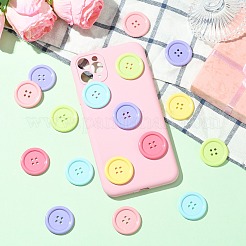 60шт. 6-х цветные акриловые кнопки&nbsp;BUTT-CJ0001-03