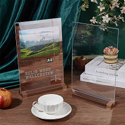 A4 держатель для визиток из акрила в форме буквы Т ODIS-WH0078-52