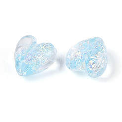 Нити из фольгированных бусин лэмпворк ручной работы FOIL-T008-08E