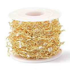 Цепочки ручной работы из латуни и фианита CHC-D029-32G