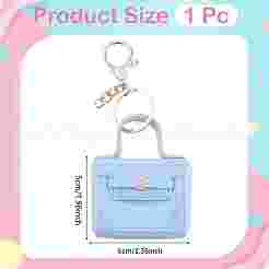 1 шт. брелок для ключей из искусственной кожи&nbsp;KEYC-CL0001-40B