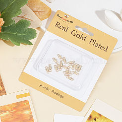 20 шт. латунные карабины с покрытием из стойки и соединительными кольцами KK-BBC0009-97