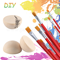 Необработанные кабошоны из натурального дерева WOOD-SP0001-55A