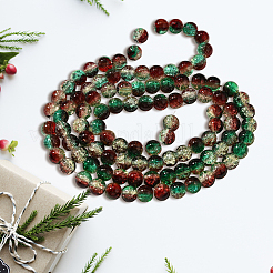 4 прядь хрустящие стеклянные бусины нити&nbsp;CCG-PA0001-01B