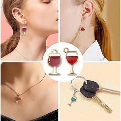 30шт 5 стиля подвески из сплава с эмалью&nbsp;ENAM-YW0004-22