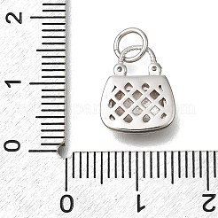 925 стерлинговый серебристый микроформованный кубический цирконий STER-F059-12S