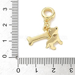 Латунь микропаве прозрачный кубический цирконий европейские подвески с подвесками&nbsp;LS-KK-K368-32G