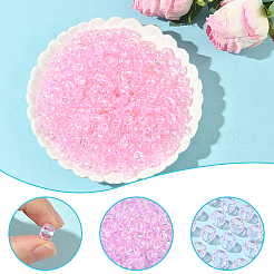 500шт акриловые бусины с УФ-покрытием&nbsp;OACR-SP0001-85A