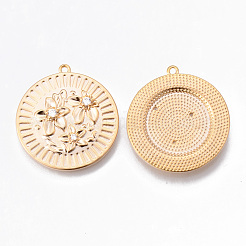 Латунные микропаве прозрачные подвески с фианитом&nbsp;KK-N232-171G-NF