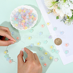 300 шт. Прозрачные акриловые бусины TACR-PA0001-13