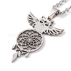 Не тускнеющие ожерелья из нержавеющей стали 304&nbsp;NJEW-Q338-13P