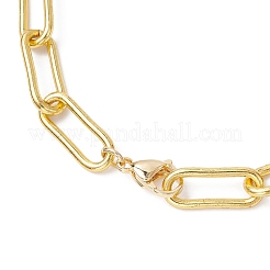 Железные ошейники для животных из цепочки-скрепки NJEW-JN05393-01