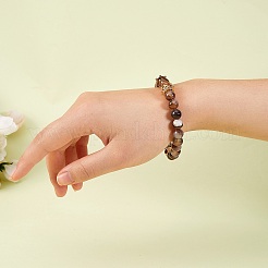 Окрашенные и нагретые натуральные агаты DIY-SZ0006-94B