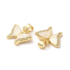 Покрытие стойки латунь микропаве прозрачные подвески из кубического циркония KK-C025-05G